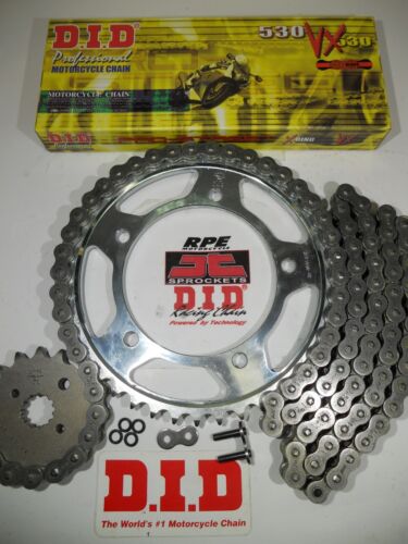 1999-'13 Suzuki SV650 530 conversión DID cadena y piñón fabricante de equipos originales, QA o Fwy - Imagen 3 de 6