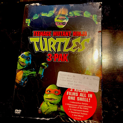 Teenage Mutant Ninja Turtles Three Pak 3 DVD Box Set Mutant Ninja