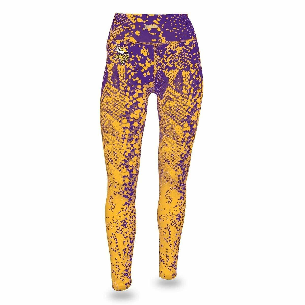 Женские леггинсы с логотипом Zubaz NFL Zubaz Minnesota Vikings