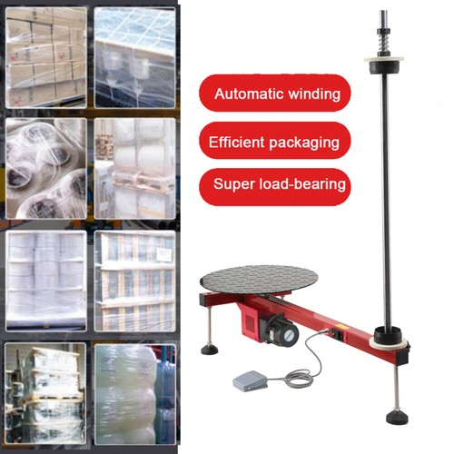 25W Electric/Manual Stretch Film Wrapping Machine Dispenser Tools 30rpm Baling - Picture 5 of 14