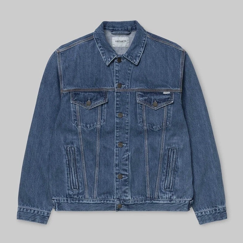 Carhartt blue clearance denim jacket