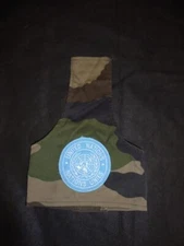 French Military United Nations UN Brassard Central European Woodland Camouflage