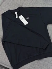 alo new autumn couple hoodie loose retro trend with a round neck-