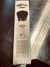 Hawaiian Tropic Mineral, Lightweight, Powder Brush Mineral-Based Sunscreen SPF30