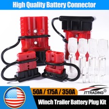 350A Battery Quick Connect/Disconnect Connector 12V Wire Harness Plug Connect RD