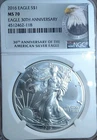 U.S. Mint 2016 American Silver Eagle 1 oz .999 NGC MS70 #4512462-118