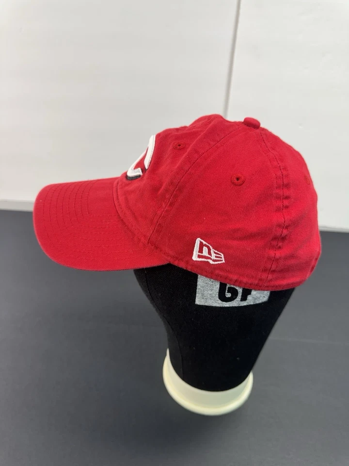 Cincinnati Reds MLB New Era Auténtico 9FORTY Mujer’s Sombrero Correa Ajustable Rojo Foto 2 de 4