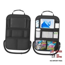 Car Backseat Organizer with 10'' Tablet Holder, Oxford Fabric Auto Seat 2PCS