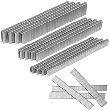 18 Gauge 1/4 Inch Narrow Crown Staples 4 Assorted Sizes 1600-Count | 400 PCS per