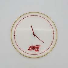 Vintage Coca Cola Light Wanduhr 80er Retro Werbeuhr Coca Cola Dekoration