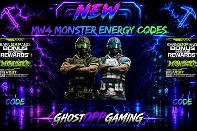Call Of Duty Mw4 Monster Energy Codes 