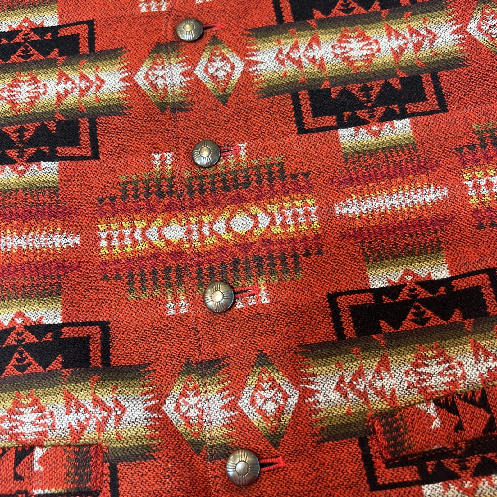 Pendleton Aztec Southwestern Button Vest Adult Si… - image 4