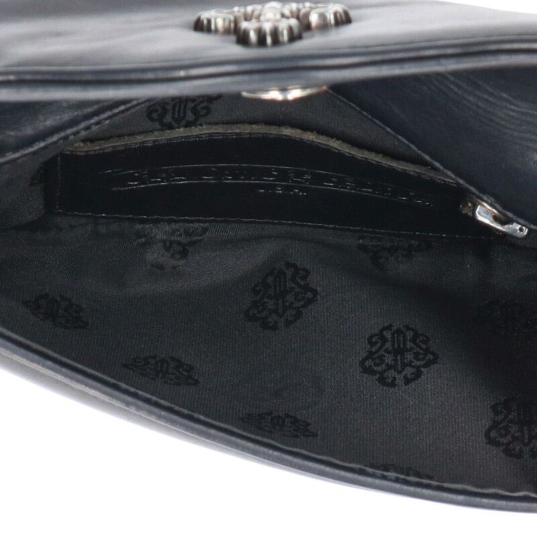 Chrome Hearts Crossball Chain Filigree Embellished Leather Handbag Women's Used thumbnail 5