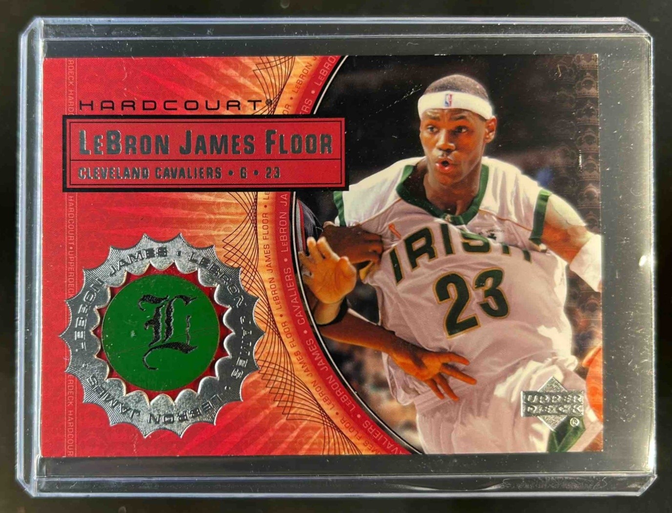 2003-04 Upper Deck Hardcourt LeBron James Floor Rookie RC #LB1 Cavaliers