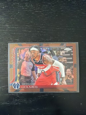 2025 Topps Chrome Orange Border Refractor Parallel #236 Richaun Holmes Wizards