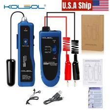 KOLSOL F02 Pro Underground Wire Locator,Cable Tester Pet Fence Wire track Tester