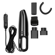 Automotive Vacuum Cleaner 6000Pa Portable Black ABS Small Size for Car Interior