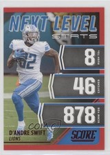 2021 Score Next Level Stats Red D'Andre Swift #NL21 00gy