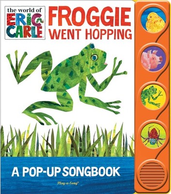World of Eric Carle, Froggie Went Hopping Pop-Up Music Sound Book - PI Kids