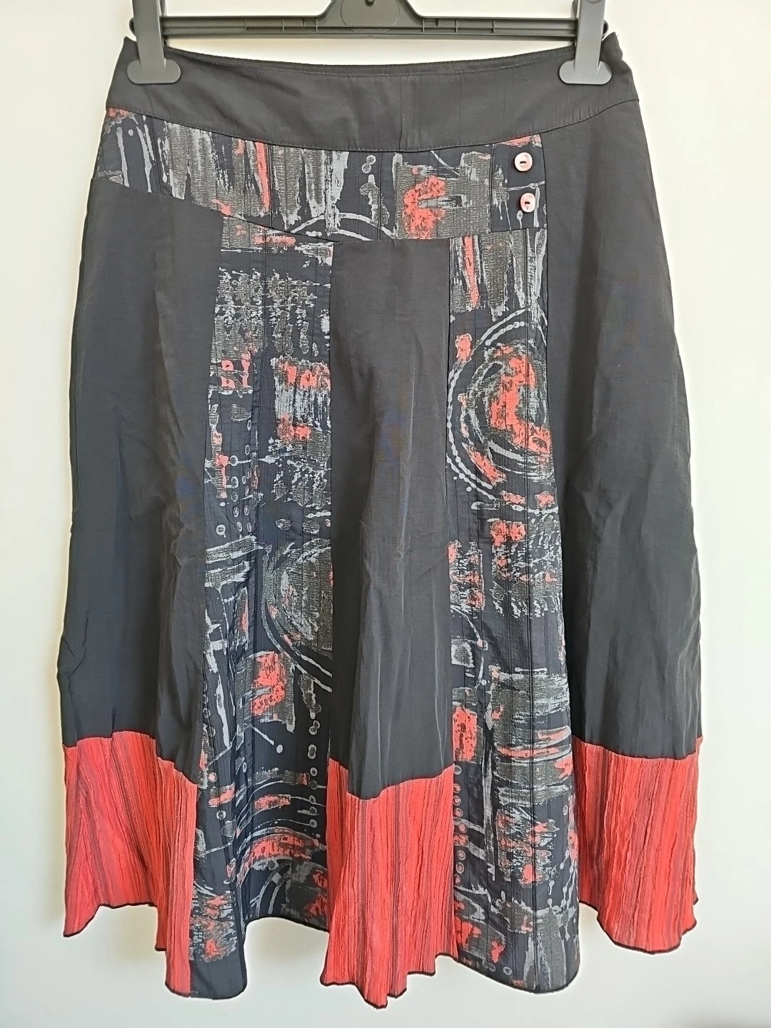 French Skirt J-Garry Midi Panel Unusual Size 12 France