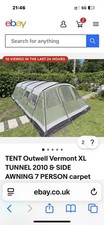 Outwell Vermont XL 7-Berth Tent with Carpet