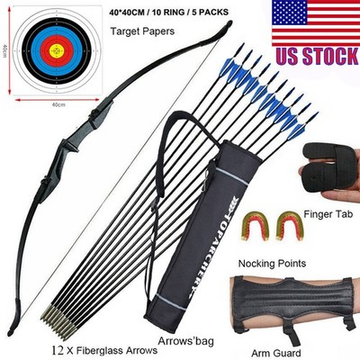 Arc Recurve Takedown 57" - 30/40 Lb, Kit Avec Accessoires, Droitier/gaucher
