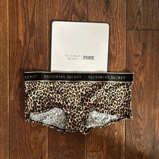 Victoria's Secret Women's Logo Cotton Boyshort Panty ST 11246346 NWT