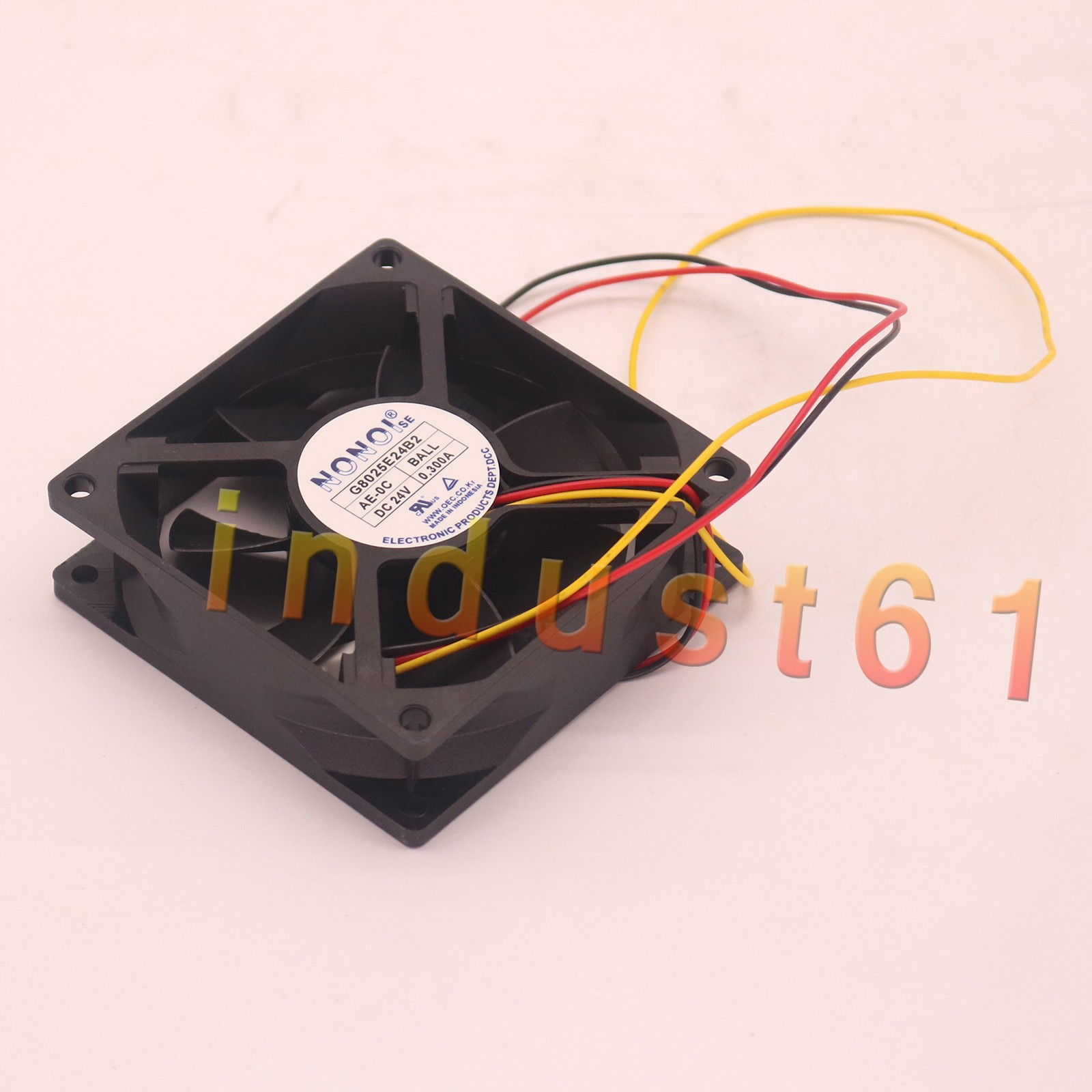 1PCS New NONOIse G8025E24B2 DC24V 0.3A 3 wire cooling fan#QW