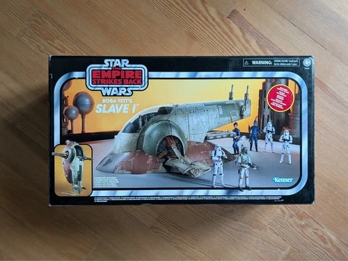 Star Wars The Vintage Collection Boba Fett's Slave 1 Starship Used Box Damage