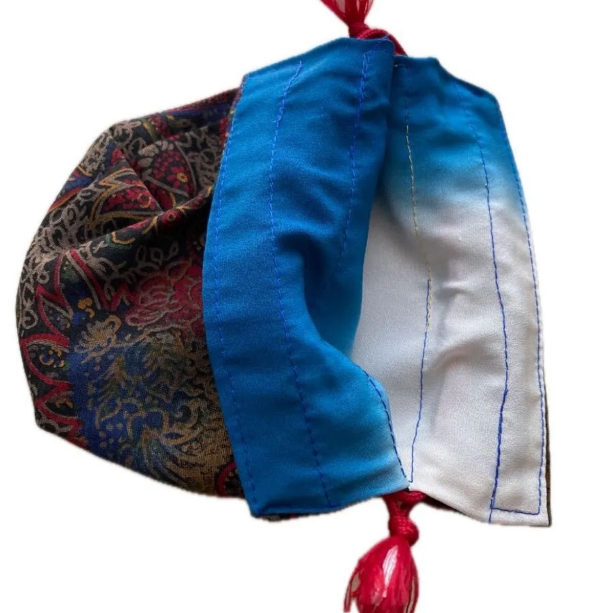 Japanese pattern drawstring bag (small) accessory… - image 5