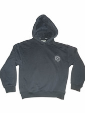 House of CB Gray Pullover Fleece Hoodie Logo Hooded Long Sleeve S