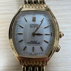 CITIZEN EXCEED Eco-Drive Funk Damenuhr Gold Oval