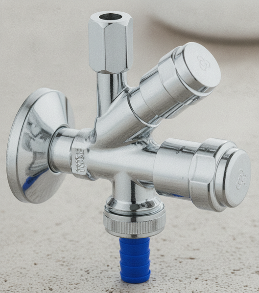 Grohe Was-Kombieckventil 41070 Design-Gr. DN10 Mit RüCkflussverh. Chrom 41070000-image