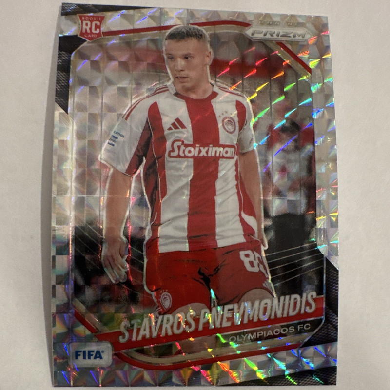 Panini 2025-26 Prizm FIFA Stavros Pnevmonidis RC #215 Olympiacos