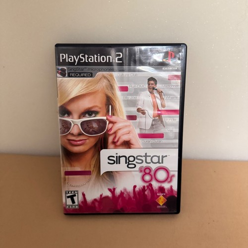 PlayStation 2 Singstar 80s Game with Disc and Case - Picture 1 of 4