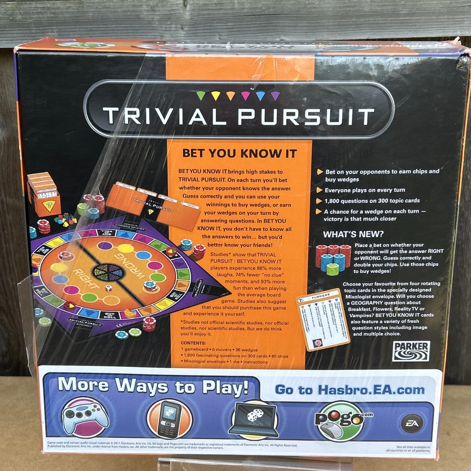 Juego Trivial Pursuit Bet You Know It Nuevo. Foto 4 de 4