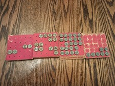 Vintage Acro Hold-Tite Window Marker Numbering Tacks Vintage Carded Qty 46 Tacks