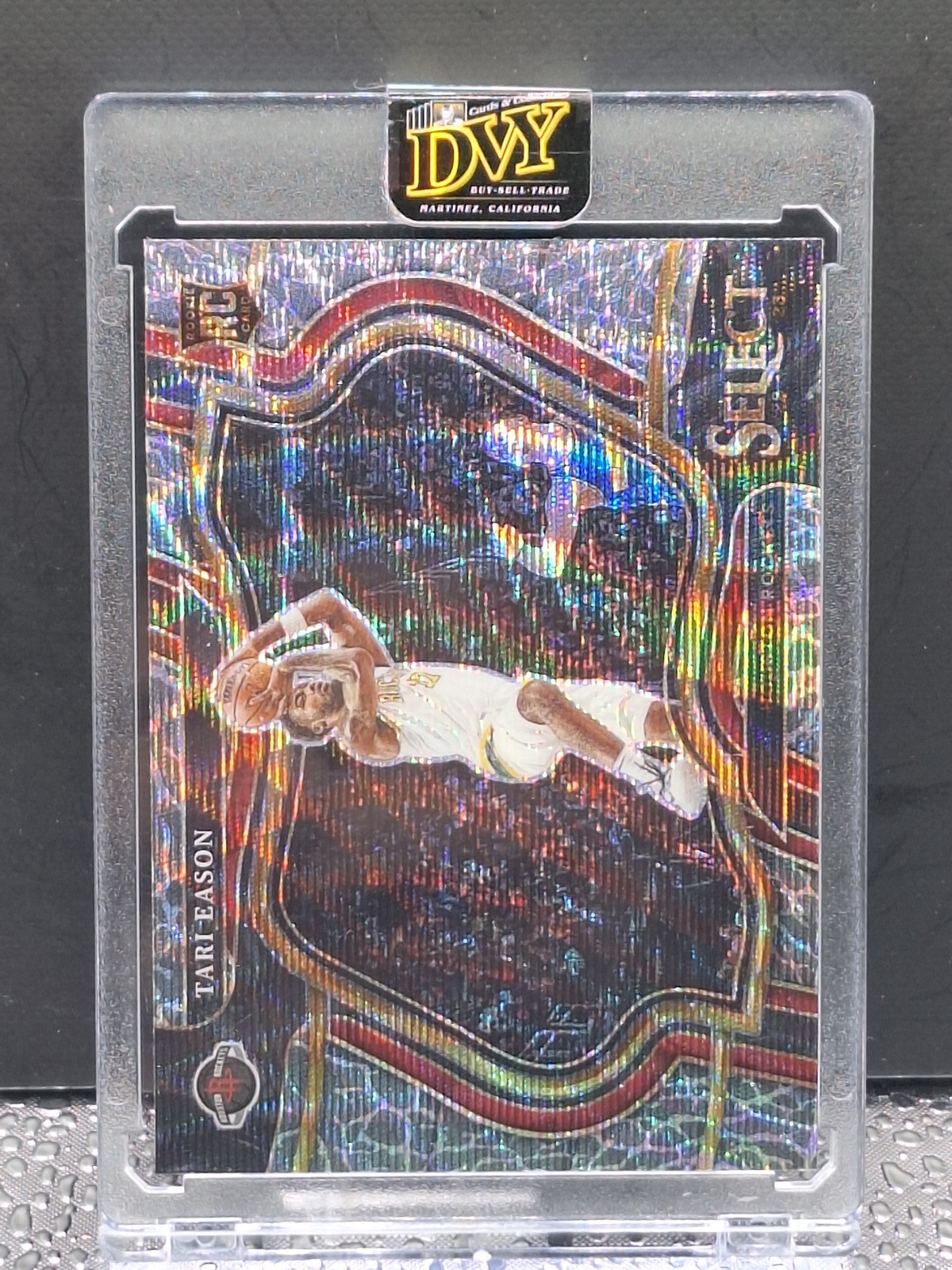 2022-23 Panini Prizm Select Tari Eason Courtside Elephant SSP Toronto Raptors