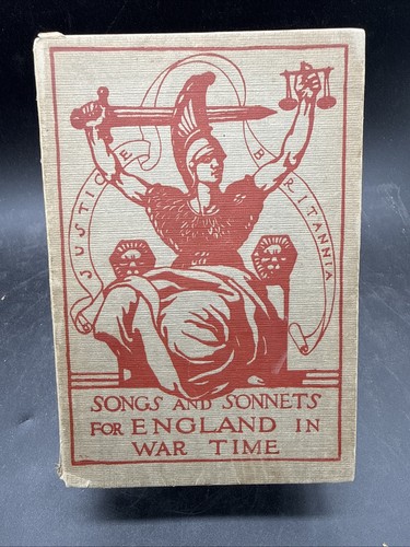 WWI Songs and Sonnets for England in War Time Great