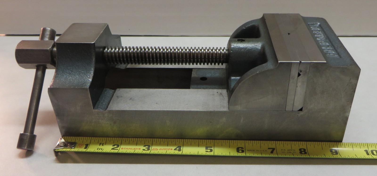 PALMGREN 4" DRILL PRESS VISE, VERY CLEAN, USED, 4  1/16" OPENING.