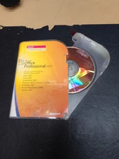 Microsoft Office Professional 2007 ~ PC CD-ROM Software No Manual 