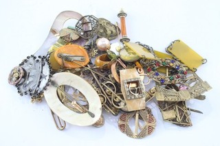 Vanity Items Antique Vintage Accessories Inc Mother Of Pearl Belt Hat Pins