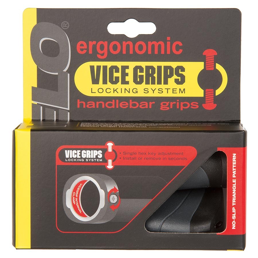Тиски Velo Vice Grips D3 Ergo 135 мм с гелем Эргономичные рези накладки ЧерныйСерый 3890₽