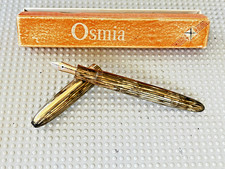 BEAUTIFUL  VINTAGE  BROWN TORTOISE OSMIA PROGRESS SUPRA  FOUNTAIN PEN !