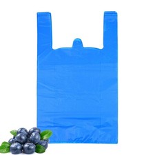 T Shirt Bags Plastic Grocery with Handles in Bulk for Shopping and Restaurant