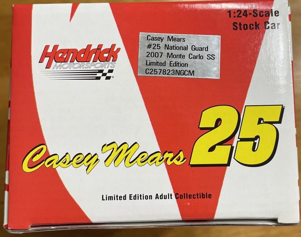 Casey Mears #25 National Guard GMAC 2007 Chevrolet Monte Carlo 1:24 M.A. - Image 3 of 3