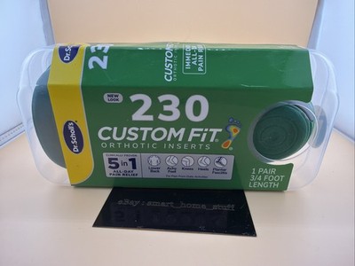 Dr. Scholl's CF230 Custom Fit Orthotic Insert 1 Pair 3/4 Foot Length Pain Relief