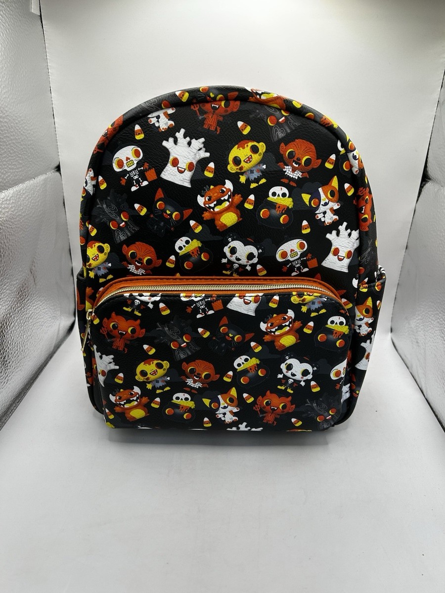 boo mini backpack Loungefly Monsters, Inc. Harryhausen's Takeout Pop-Up a carrying handle Boo Hollow Mini Backpack