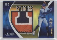 2021 Panini Absolute Patch Spectrum Gold 2/5 Derek Fisher #PAT-DF Patch 0nr3