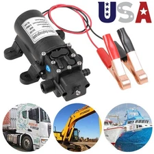 Electric DC 12V Fuel Transfer Pump Oil Diesel Gas Gasoline Kerosene Car Truck US